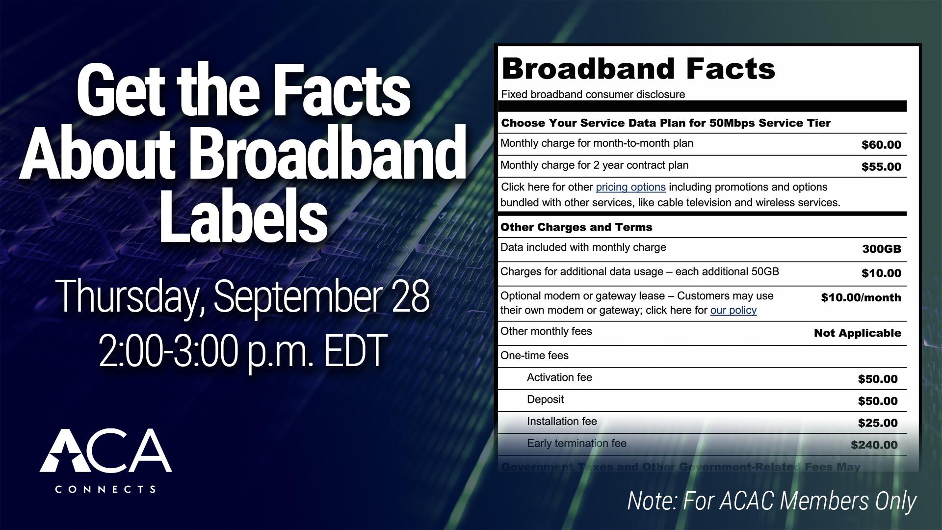 Get the Facts for Broadband Labels - 2023-9-28